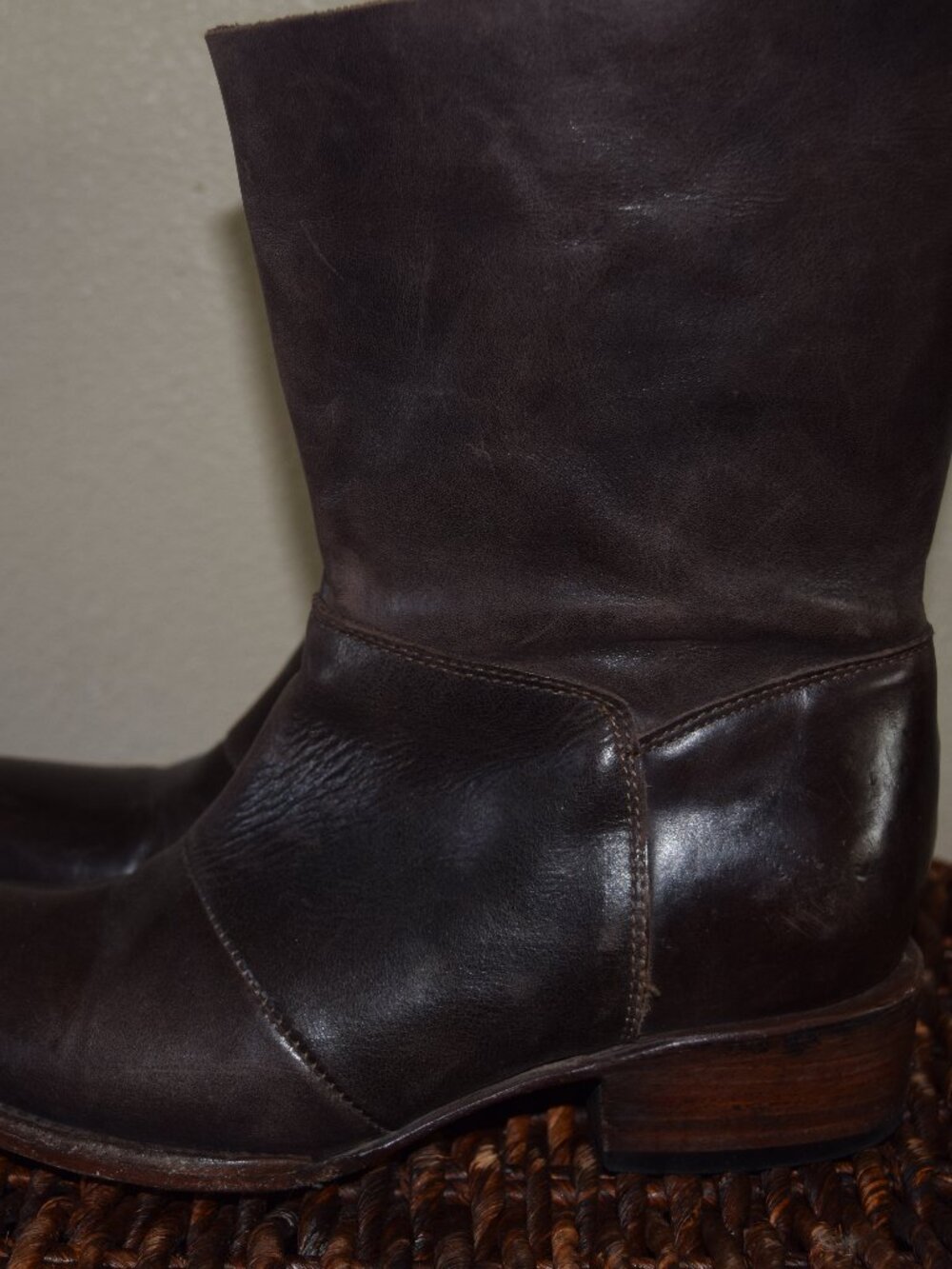 Freebird by Steven brown leather pull on boots Sz. 7